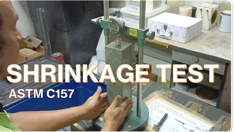 custom Shrinkage Testing|materials that shrink when wet.